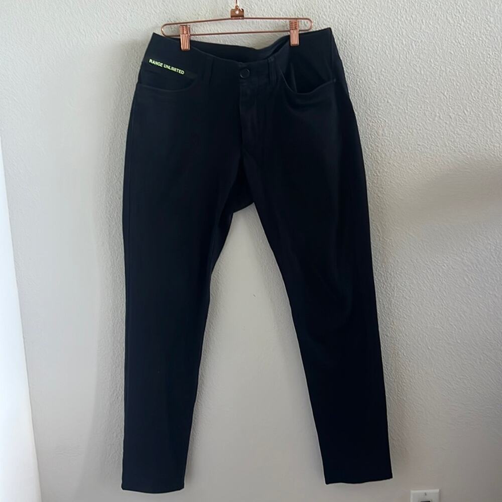 Under Armour Black Range Unlimited Pants Active Golf Athleisure 32 X 32